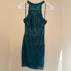 Guess Keyhole Lace Dress